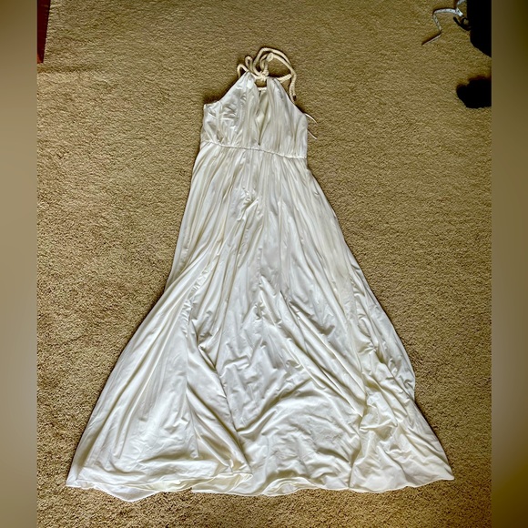 J crew Ursula wedding gown- ivory. Sz 8. Used - great condition & garment bag - Picture 2 of 10